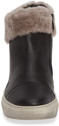 CLOUD Quies Wool Lined Bootie with Genuine Shearling Cuff