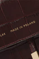 Thumbnail for your product : Chylak - Croc-effect Leather Belt Bag - Burgundy