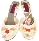 Thumbnail for your product : Kenzo Embossed Embellished Mules