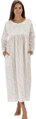 Unknown The 1 for U Nightgown 100% Cotton Womens Long Nightie + Pockets HelenaLS