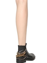 Thumbnail for your product : Casadei 20mm Chained Calf Leather  Ankle Boots