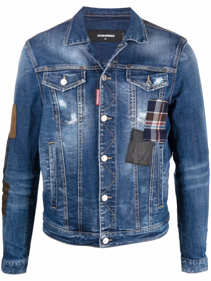 denim jacket dsquared