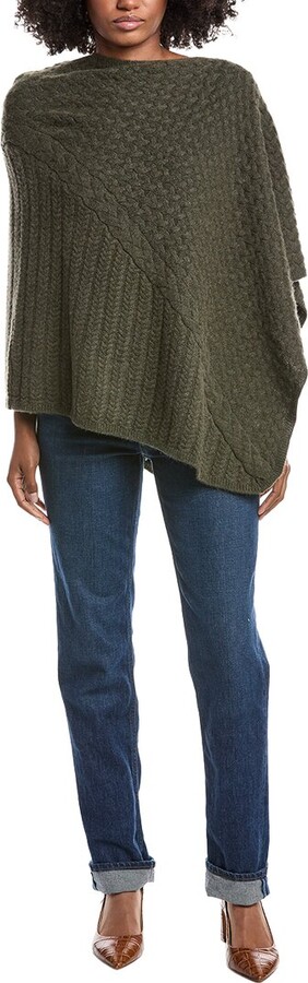 Forte Cashmere Cable Cashmere Poncho