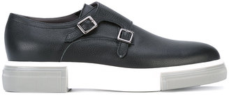 Pollini buckled loafers - men - Leather/rubber - 40