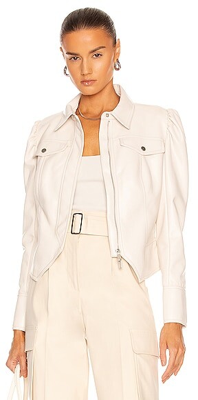 ivory moto jacket