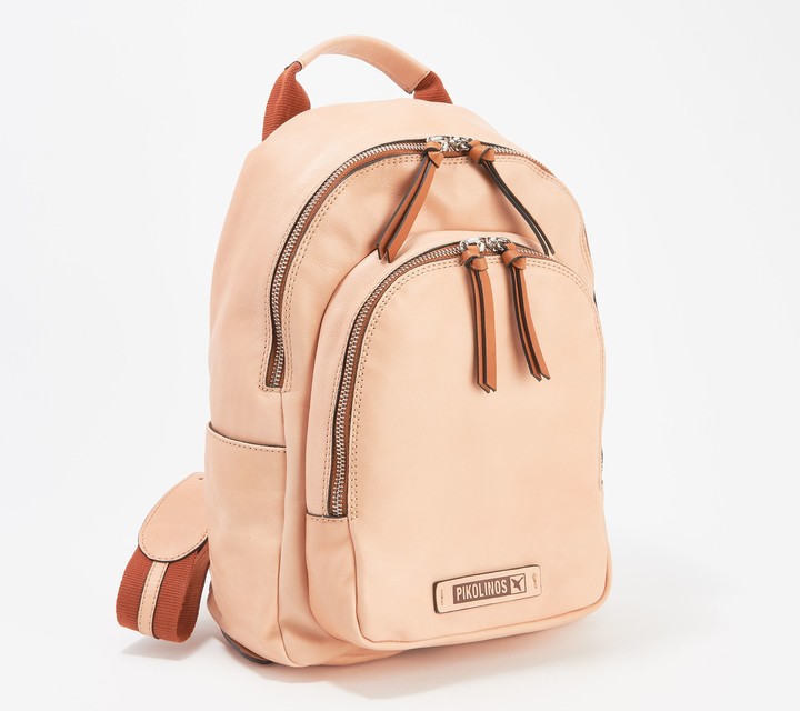 PIKOLINOS Leather Zip-Top Backpack - ShopStyle