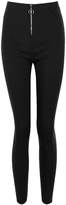 Thumbnail for your product : boohoo O Ring Zip Ponte Leggings