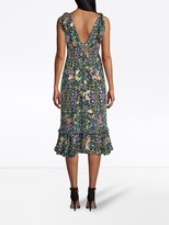 Thumbnail for your product : Nicole Miller Smocked Tie-Shoulder Dress