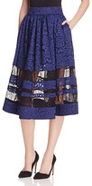 Thumbnail for your product : Alice + Olivia Tami Lace Midi Skirt
