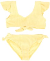 Thumbnail for your product : Duskii Girl Amelie ruffle bikini set