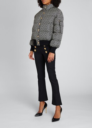 Balmain cropped puffer jacket Clearance