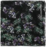 Blumarine floral print sheer scarf