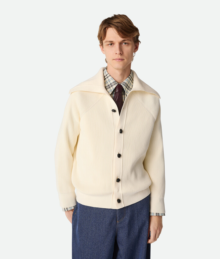 Bottega Veneta Rib Wool & Cashmere Cardigan - ShopStyle