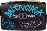 Thumbnail for your product : Balenciaga Graffiti Print Shoulder Bag