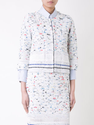 Coohem tweed jacket - women - Cotton/Linen/Flax/Acrylic/Rayon - 38