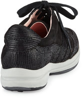 Thumbnail for your product : Taryn Rose Arvella Traveler Lizard-Print Sneaker, Black