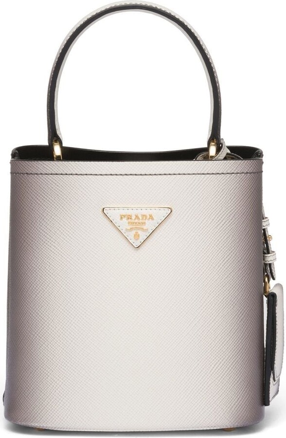 Prada Black Saffiano Lux Leather Mini Flap Bag BN2662 - Yoogi's Closet