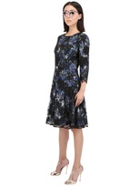 Thumbnail for your product : Erdem Silk Lace On Printed Silk Crepe Dress