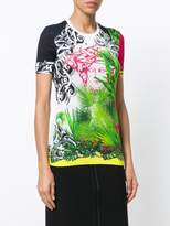 Thumbnail for your product : Versace palm print Medusa T-shirt