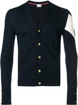 Thumbnail for your product : Moncler Gamme Bleu logo plaque knitted cardigan