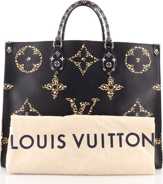 Louis Vuitton OnTheGo Giant Monogram Jungle Tote Bag Limited