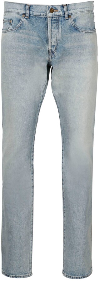 Saint Laurent Five-Pocket Slim-Fit Jeans - ShopStyle