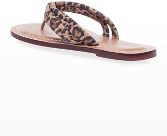 Bernardo Miami Cheetah Thong Sandals