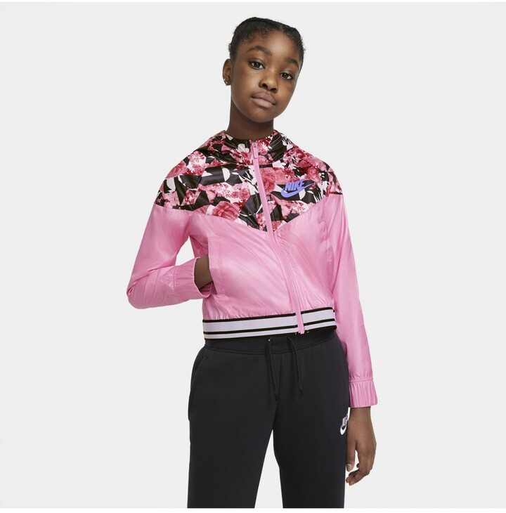 Nike Sportswear Wind Runner Big Girl's Graphic Jacket - ShopStyle
