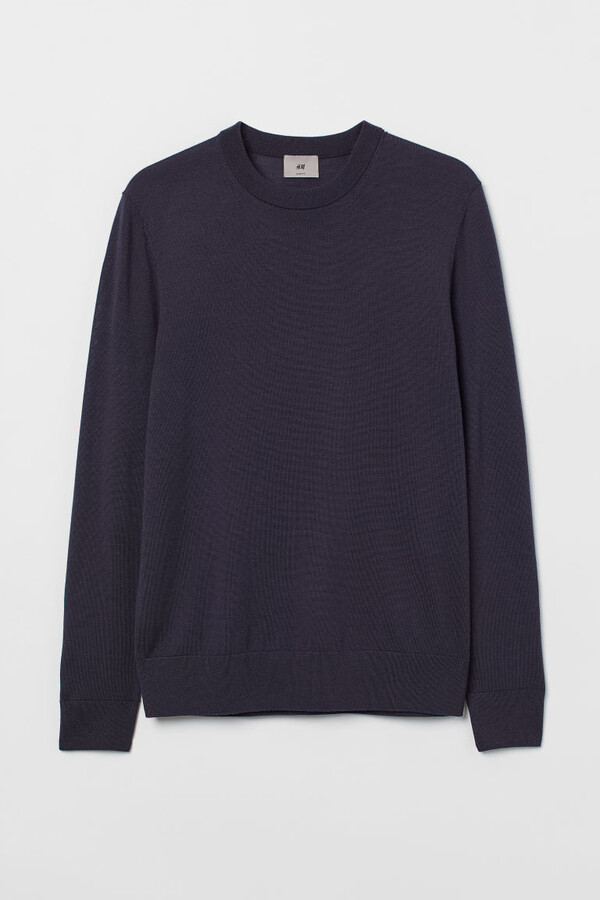 h&m mens crew neck sweater