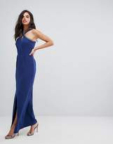 Thumbnail for your product : Warehouse Embellished Halter Neck Maxi Dress