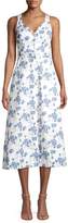Thumbnail for your product : Equipment Oleisa Floral Print A-Line Dress