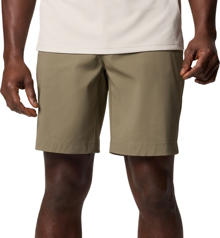 Columbia Men's Tech Trail Utility 7" Shorts, Size 32, Stone Green