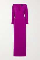 Thumbnail for your product : SOLACE London Sanna Stretch-crepe Gown