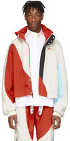 Thumbnail for your product : Reebok by Pyer Moss White and Red Collection 3 Nylon Windbreaker Jacket