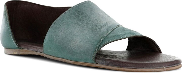 ROAN Leather Crisscross Upper Flats - Irie