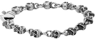 Emanuele Bicocchi Silver Teschini Skulls Bracelet