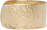 Thumbnail for your product : Maison Margiela Gold Large Creased Bracelet