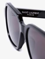 Thumbnail for your product : Saint Laurent Eyewear black round frame sunglasses