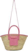 Thumbnail for your product : Jacquemus Beige & Pink 'Le Panier Soleil' Tote