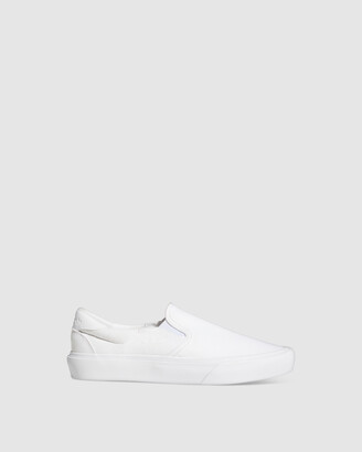 adidas White Sneakers - Court Rallye Slip Shoes - Size One Size, M10/W11 at The Iconic