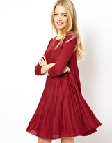 Thumbnail for your product : ASOS Pleated Swing Dress