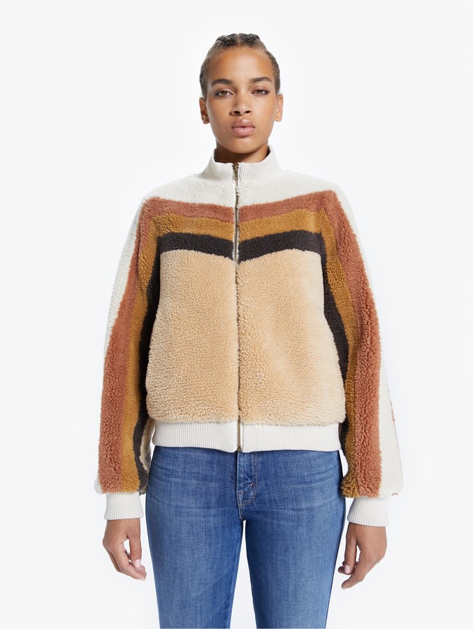 mother denim sherpa jacket