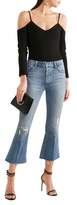 Thumbnail for your product : Mother The Nomad Mid-Rise Cropped Flared Jeans