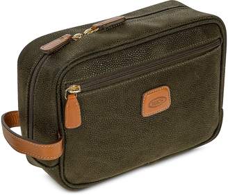 Bric's Life - Olive Green Micro Suede Travel Case