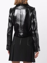 Thumbnail for your product : Courreges Cropped Zipped Jacket