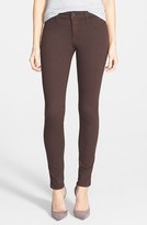 Thumbnail for your product : Genetic Denim 3589 Genetic 'Shane' Mid Rise Skinny Jeans (Chocolate)