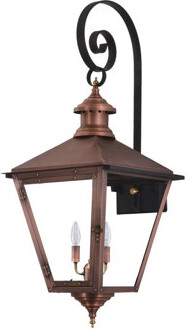 Red Barrel Studio Dyersville Plug-In Outdoor Lantern with Electric Candle