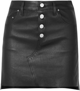 Thumbnail for your product : Amiri Leather Mini Skirt
