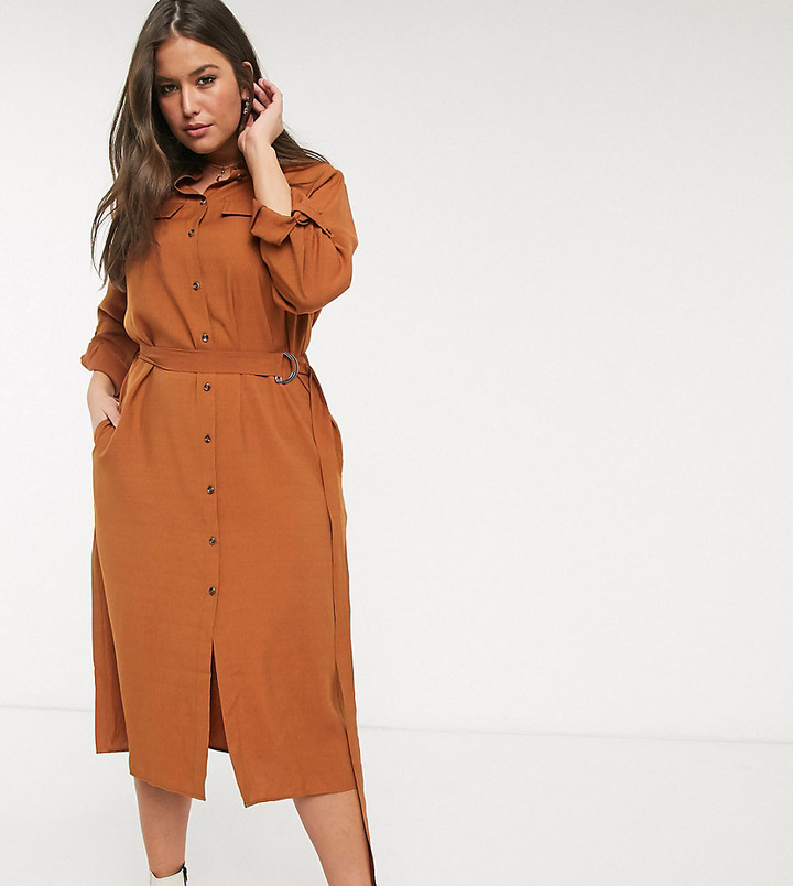 Only Curve utility maxi dress ShopStyle