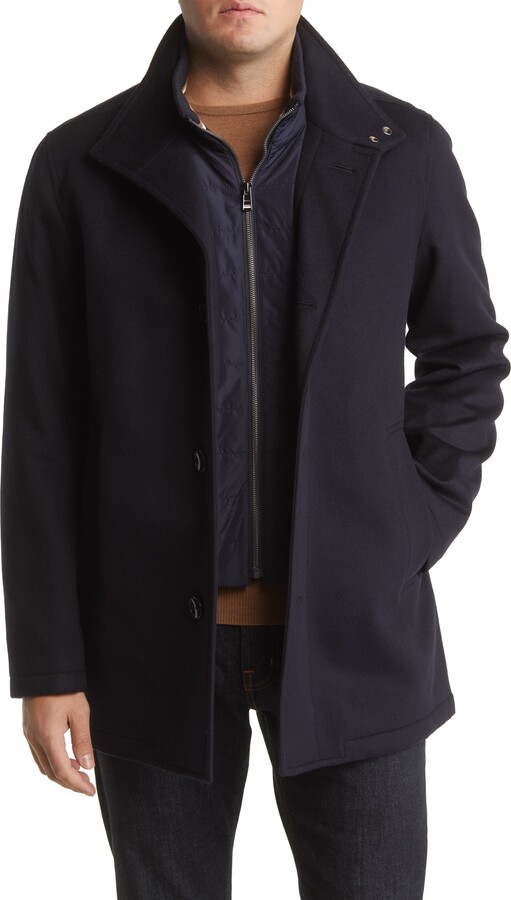 Hugo Boss Wool Cashmere Coat Mens | ShopStyle